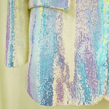Blazer Shorts Suits Two Piece Sets Sequins - Très Elite