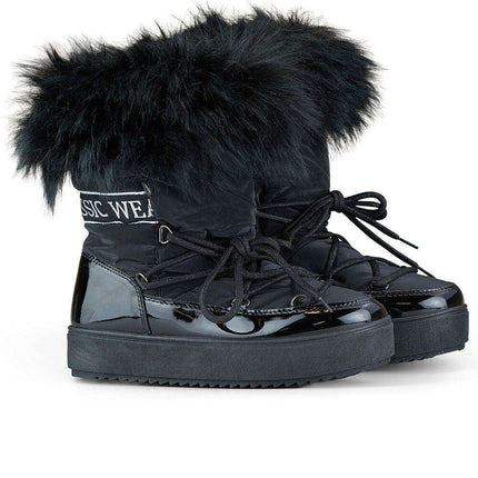 Blizzard Chic Faux Fur Winter Boots - Très Elite