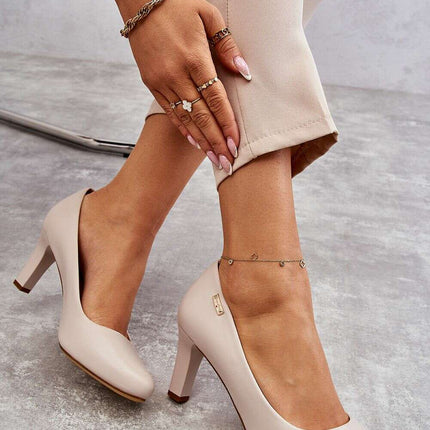 Block heel pumps model 175260 - Très Elite