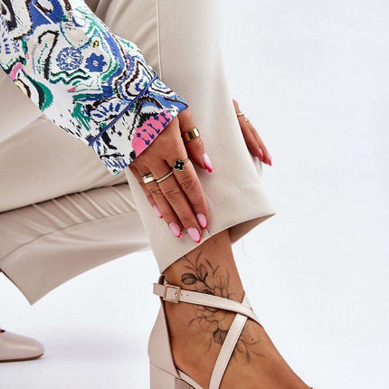 Block heel pumps model 176236 - Très Elite