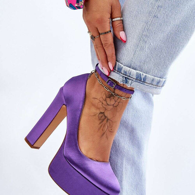 Block heel pumps model 176430 - Très Elite