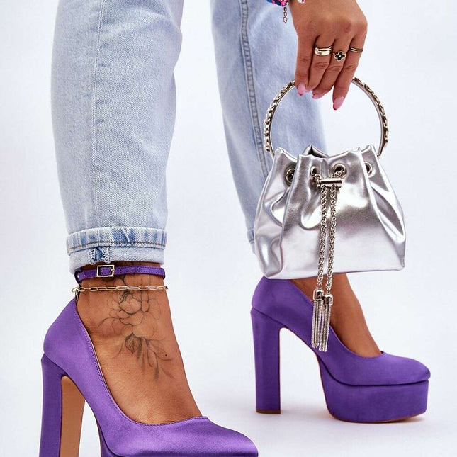 Block heel pumps model 176430 - Très Elite