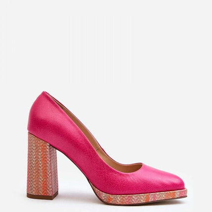 Block heel pumps model 192296 - Très Elite