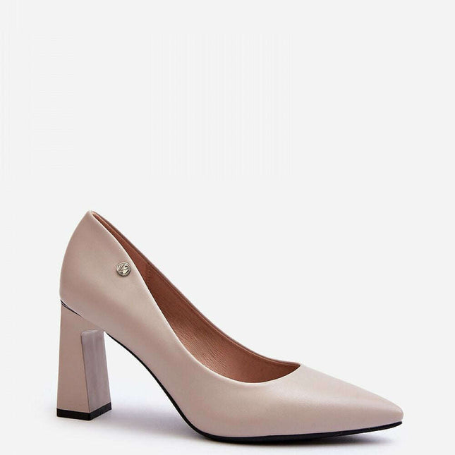Block heel pumps model 193373 - Très Elite