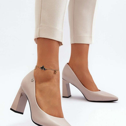 Block heel pumps model 193373 - Très Elite