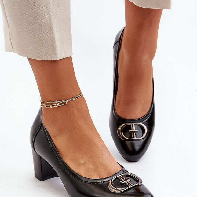 Block heel pumps model 194366 - Très Elite