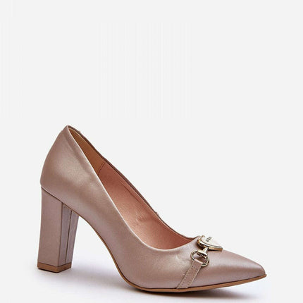 Block heel pumps model 194664 - Très Elite