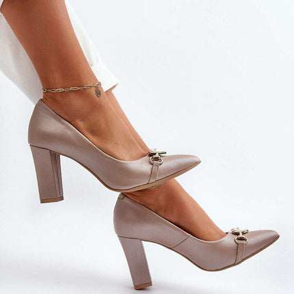 Block heel pumps model 194664 - Très Elite