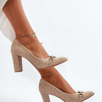 Block heel pumps model 194664 - Très Elite