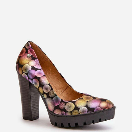 Block heel pumps model 199812 - Très Elite