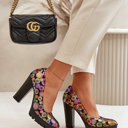 Block heel pumps model 199812 - Très Elite