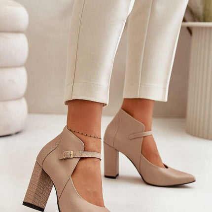 Block heel pumps model 199813 - Très Elite