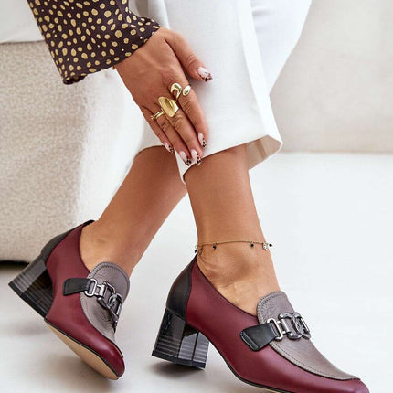 Block heel pumps model 201038 - Très Elite