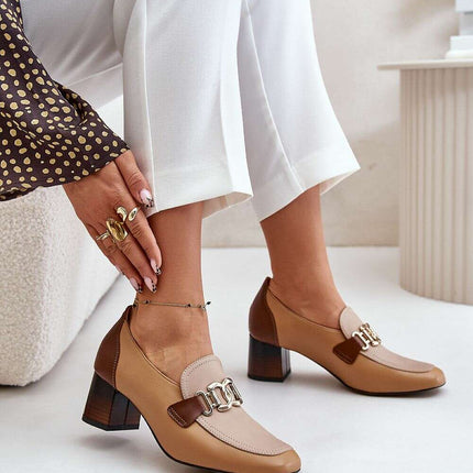Block heel pumps model 201038 - Très Elite