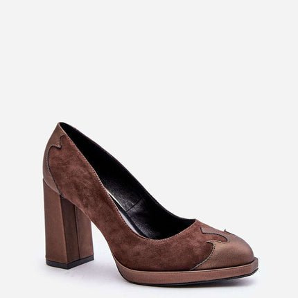 Block heel pumps model 201727 - Très Elite