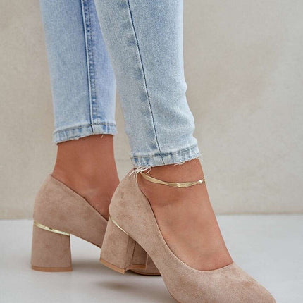 Block heel pumps model 208431 - Très Elite