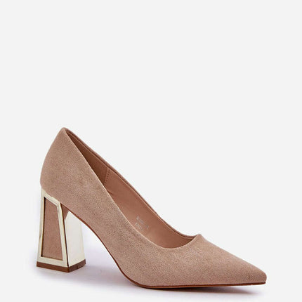 Block heel pumps model 208432 - Très Elite