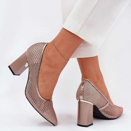 Block heel pumps model 209778 - Très Elite