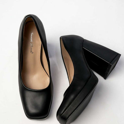 Block heel pumps model 210548