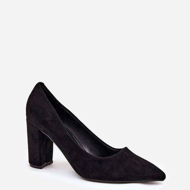 Block heel pumps model 211072
