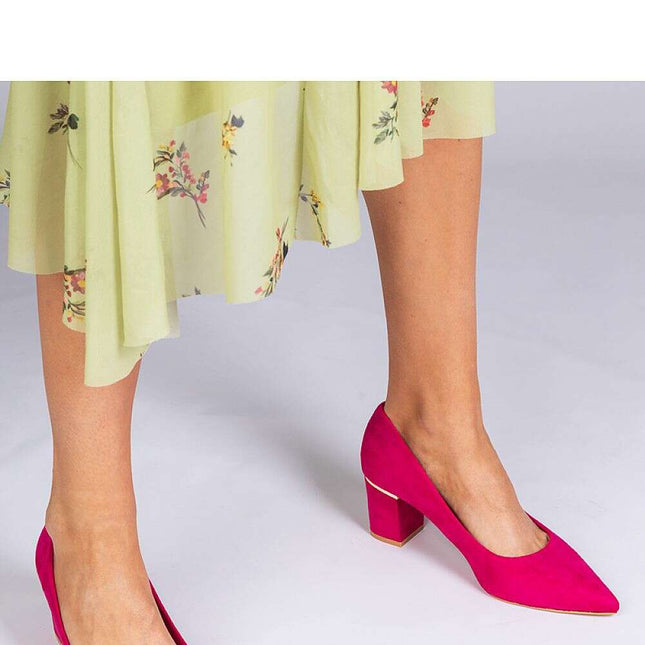 Block heel pumps model 212424