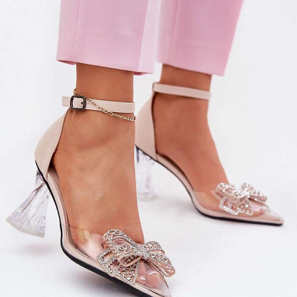 Block heel pumps model 212996