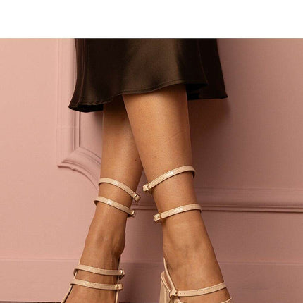 Block heel pumps model 213751 - Très Elite