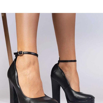 Block heel pumps model 213753