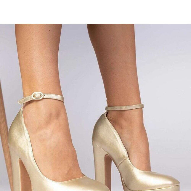 Block heel pumps model 213754