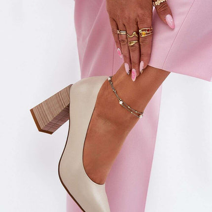 Block heel pumps model 213892 - Très Elite