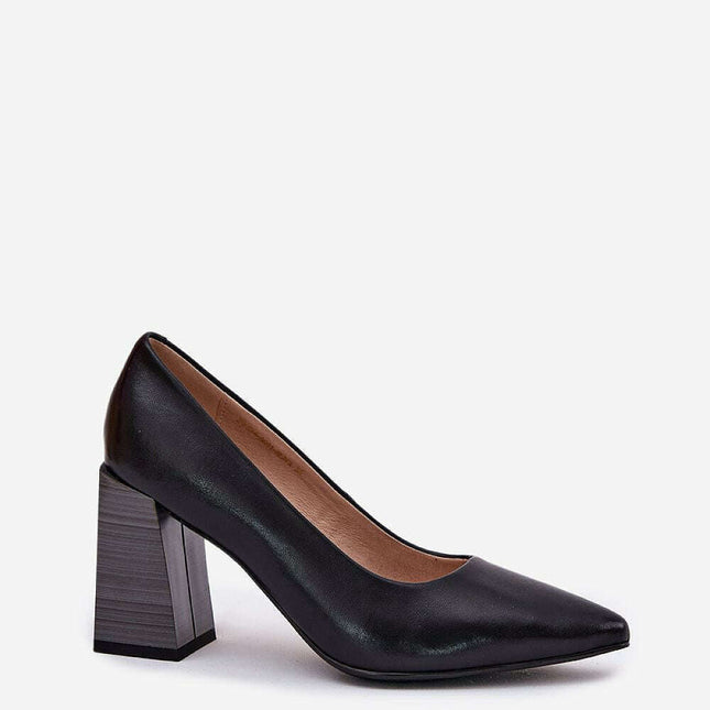 Block heel pumps model 213893