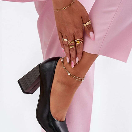 Block heel pumps model 213893 - Très Elite