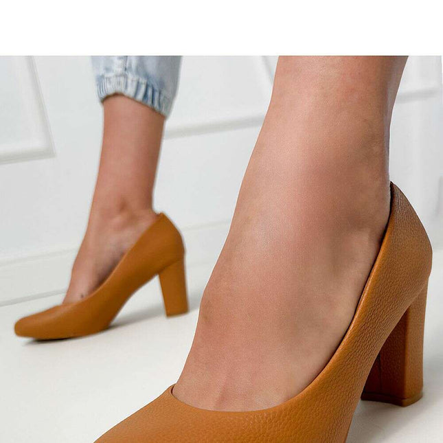 Block heel pumps model 214591