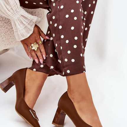 Block heel pumps model 216023 - Très Elite