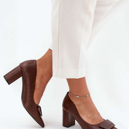 Block heel pumps model 216087 - Très Elite