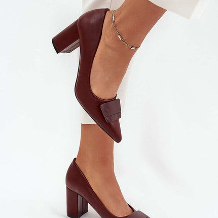 Block heel pumps model 216088 - Très Elite