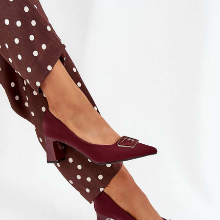 Block heel pumps model 216089 - Très Elite
