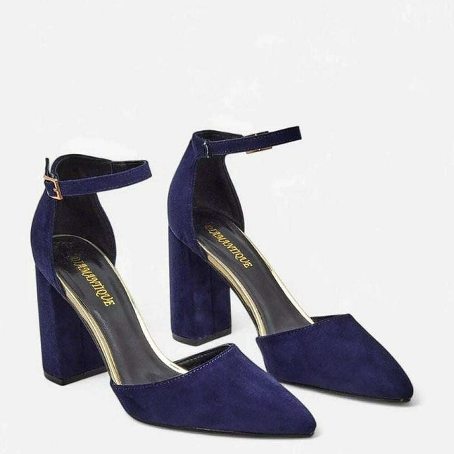 Block heel pumps model 216286