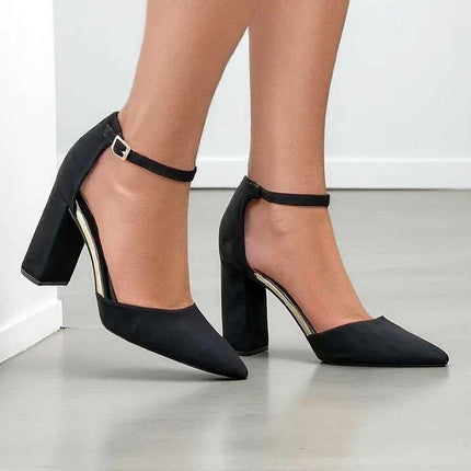 Block heel pumps model 216287