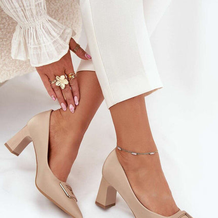 Block heel pumps model 216314 - Très Elite