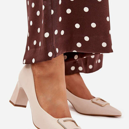 Block heel pumps model 216315 - Très Elite