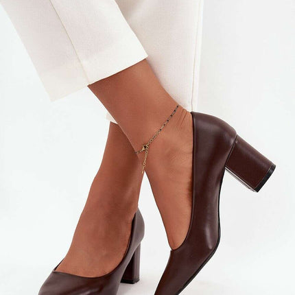 Block heel pumps model 218679 - Très Elite