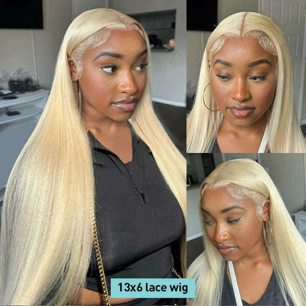 Blonde 613 Luxe Human Hair Lace Front Wig - Elegant and Timeless Hairpiece - Très Elite
