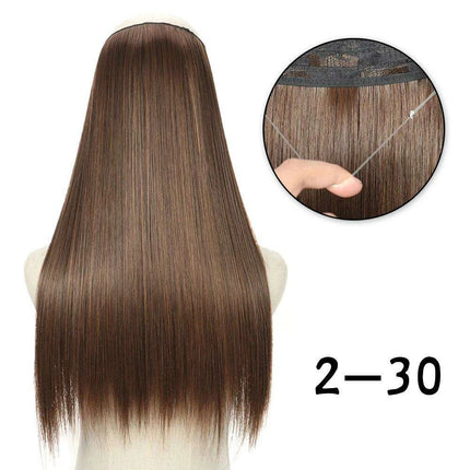 Blonde and Black Halo Hair Extensions for Effortless Volume and Length Boost. Uncategorized blonde-and-black-halo-hair-extensions-for-effortless-volume-and-length-boost Beauty & Personal Care›Hair Care›Hair Extensions & Wigs