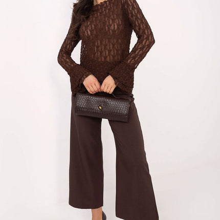Elegant Fitted Lace Blouse Model 222446 Viscose Elastane For Formal Occasions - Très Elite