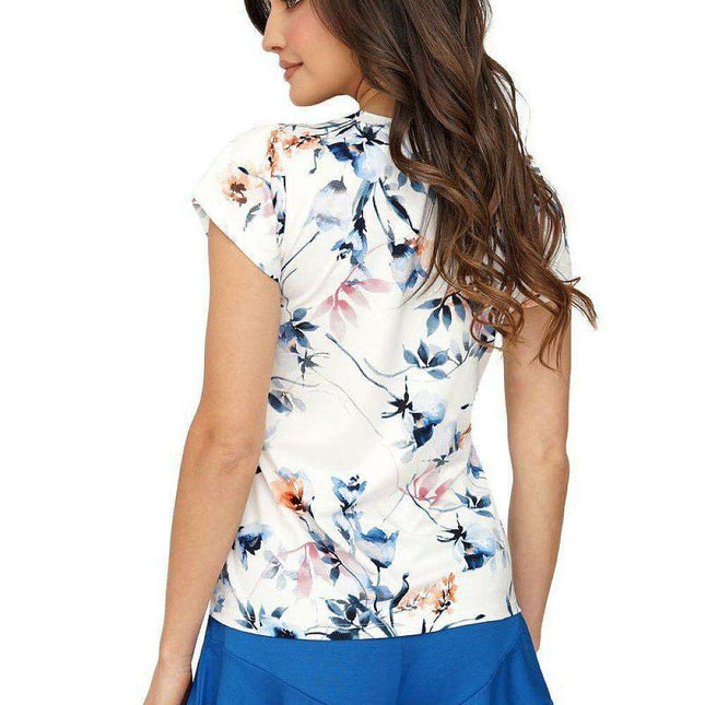 Blue Blossom Floral Viscose Sleep Set - Très Elite