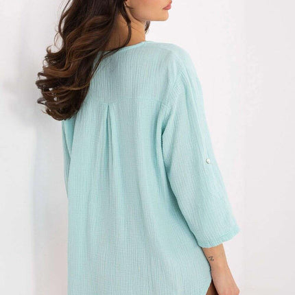 Blue Blouse Model 210019 For Women Workwear Everyday - Très Elite