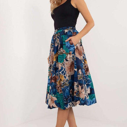 Blue Bomber Skirt 201847 Elastic Waistband Polyester - Très Elite