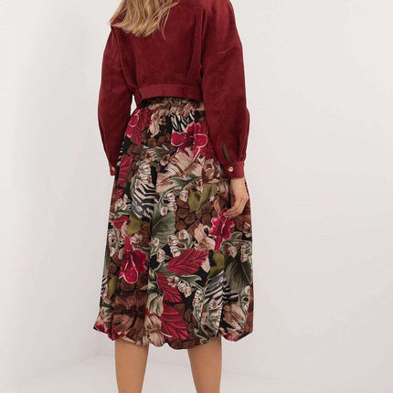 Blue Bomber Skirt 201847 Elastic Waistband Polyester - Très Elite