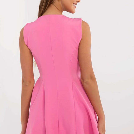 Blue Daydress Model 211263 With Blazer Inspired Silhouette - Très Elite